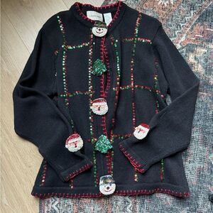 90s Christmas Cardigan